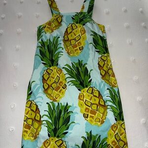 Trina Turk Pineapple Print Dress - Green and Yellow